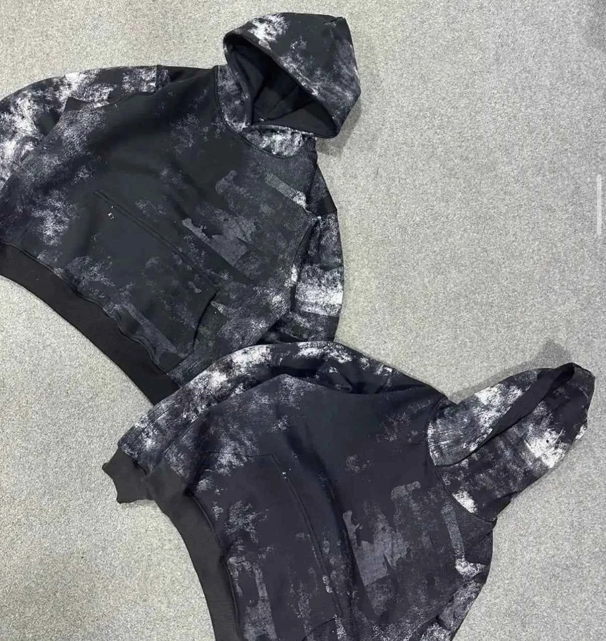 Zip-Up Washed Hoodie