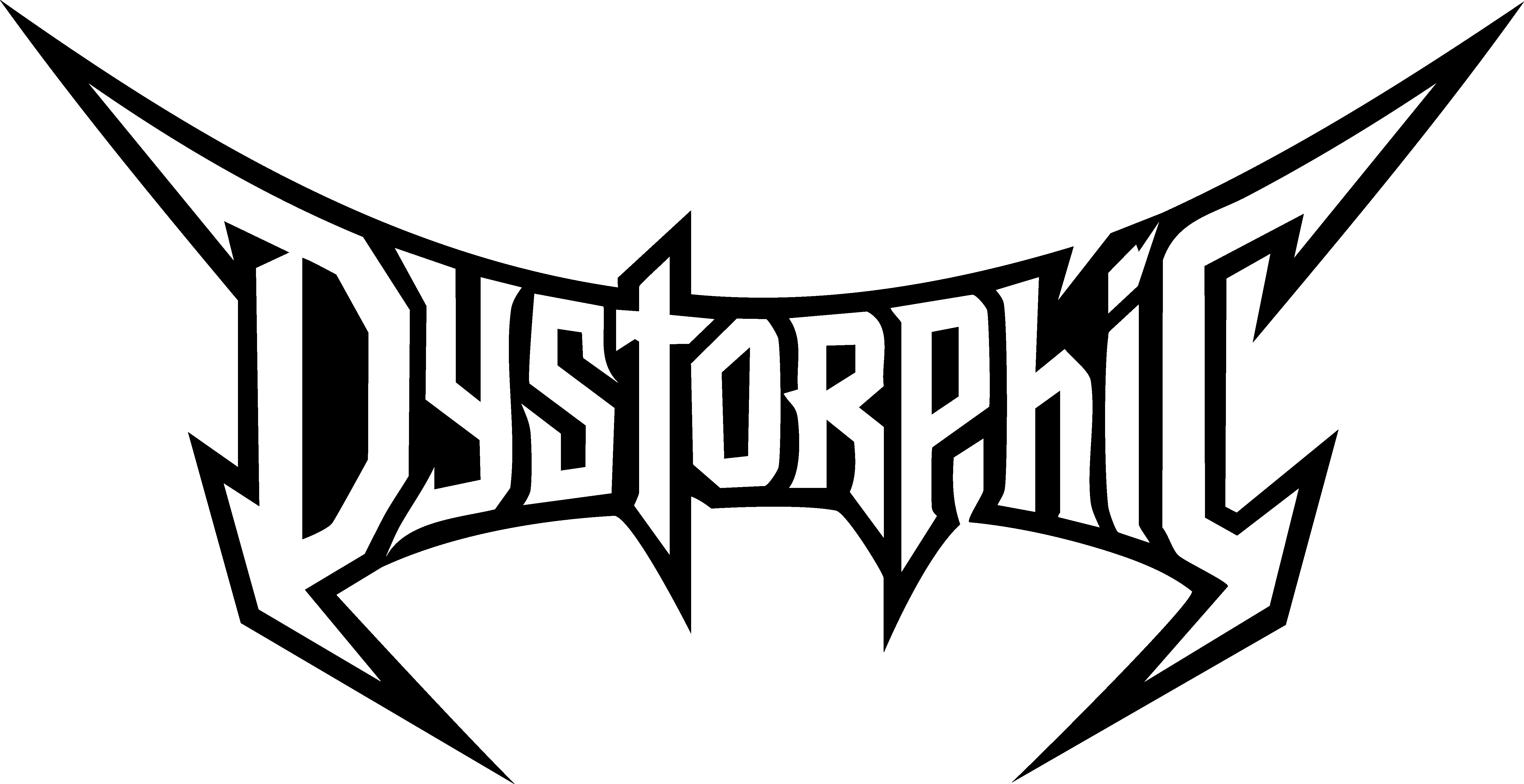 My Store 2 dystrophic logo shirt featuring sharp edges and bold graphic design, displayed on a plain background.