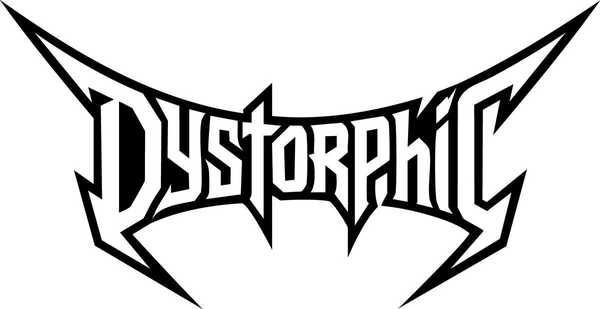 My Store 2 dystrophic logo shirt featuring sharp edges and bold graphic design, displayed on a plain background.
